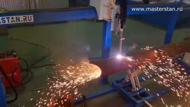 Труборез плазменной резки металла с ЧПУ смотреть онлайн