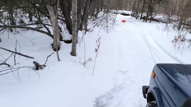 испытания лебёдки T-max 6000 в полевых условиях