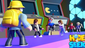 Я играю в прятки в Roblox