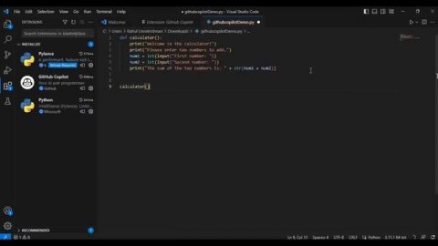 GitHub Copilot- How to use? | Practical demo with Visual Studio Code