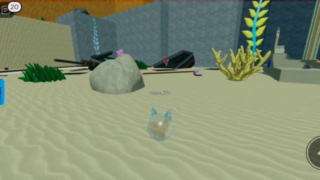 Флоппы в Roblox на карте воды.