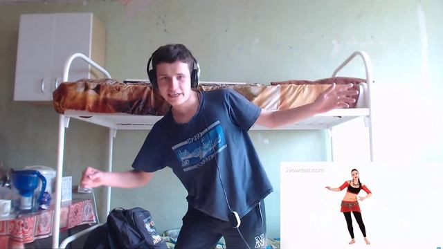 How to Do Hip Slides & Horizontal Moves | Russian Male Belly Dance Tutorials #9 | Reaction