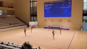 Команда "Ювента", Кубок "Небесная Грация", Сочи апрель 2024, финал обруч