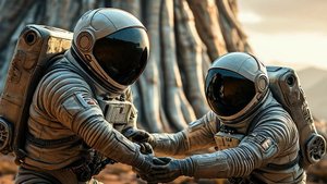 Люди спасают инопланетянина