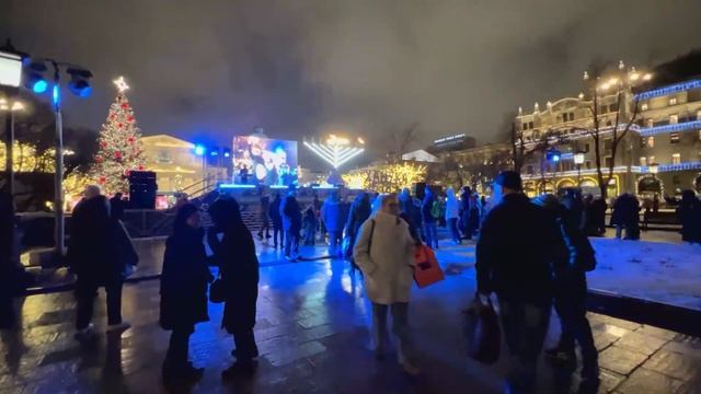 Ханука в центре Москвы смотреть онлайн