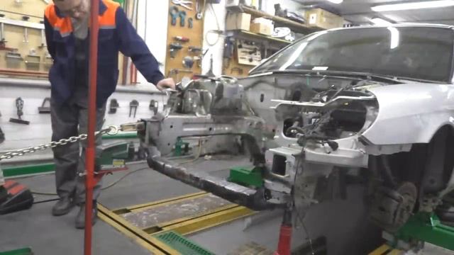 Бодрая Соната. Body repair after an accident.