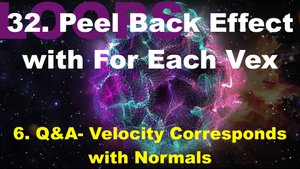 32.6. Q&A- Velocity Corresponds with Normals