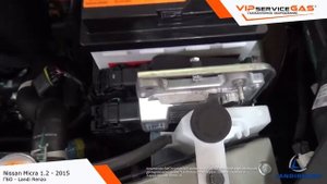 Газ на Nissan Micra 1.2 - Landi Renzo. Гбо на Ниссан Микра