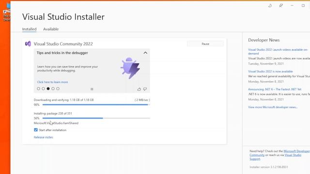 Download and Installing Visual Studio 2022 - By Programming Community