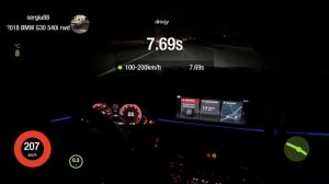 BMW G30 540i rwd stage 2 MHD 100-200