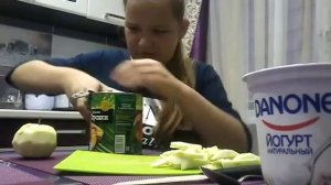 Яичница с картофелем фри