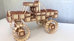 18 НЕВЕРОЯТНЫХ ВЕЩЕЙ ЗДЕЛАНЫХ ИЗ СПИЧЕК|Anton Larin