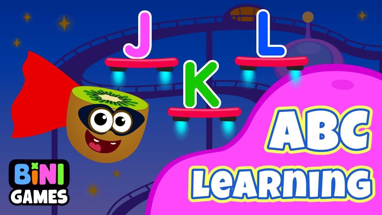 Азбука обучения с забавной едой - JKL