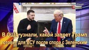 В США узнали, какой запрет Трамп готовит для ВСУ после спора с Зеленским