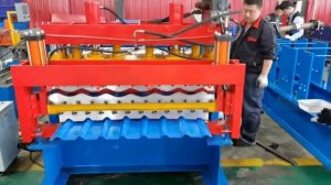 двухярусный станок для производства профнастила и металлочерепицы