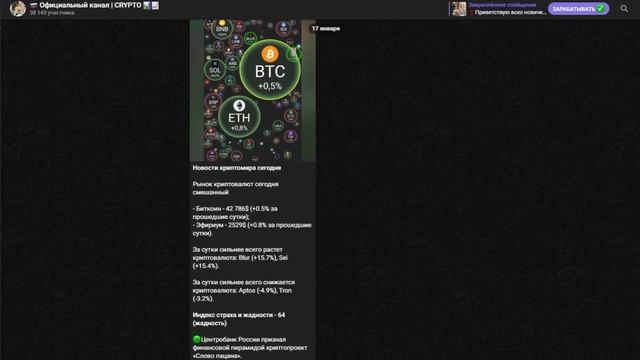 Официальный канал | CRYPTO - обзор и честные отзывы о телеграмм канале. Обман или нет?