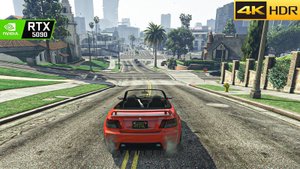 Grand Theft Auto V Legacy (RTX 5090) Игровой процесс с ультрамаксимальной графикой.