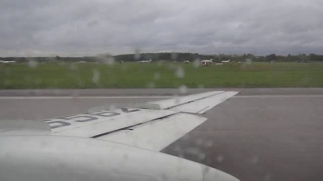 Взлет Ту-134А-3 из а/п Пулково (LED) смотреть онлайн