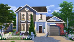 Строительство семейного дома в симс 4 / Дом Панкейков / Mulena Sims 4