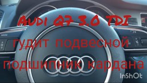 Audi q7 3.0 TDI 2012 гудит подвесной подшипник кардана. (2).mp4