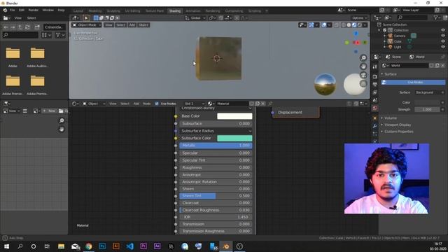 Principled BSDF  Blender Tutorial 11 blender blendertutorial