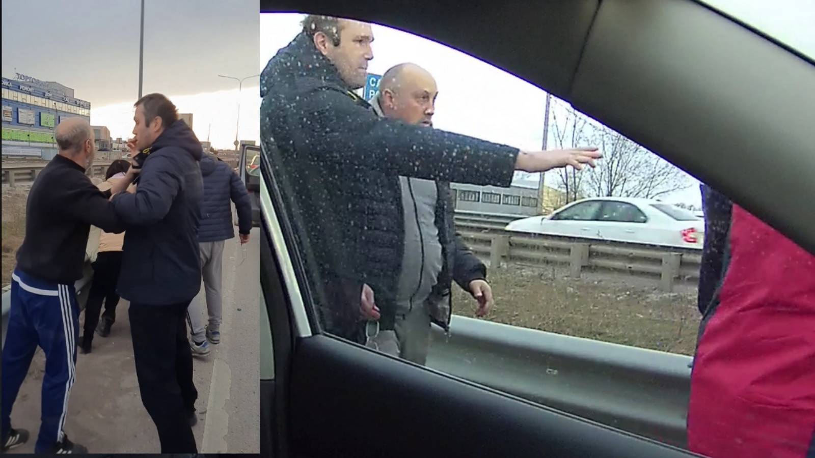 ВоронежНемного пьяные обочечники устроили заварушку на трассе, получили в дыню и слились смотреть онлайн