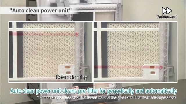 Автоматичне очищення префільтра в моделі SHARP KI G75EUW смотреть онлайн