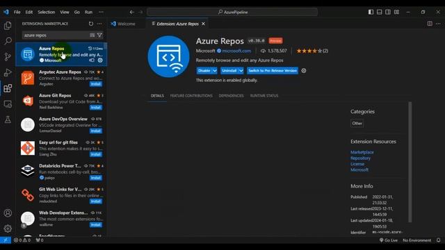 #66 Create Repository in Azure DevOps
