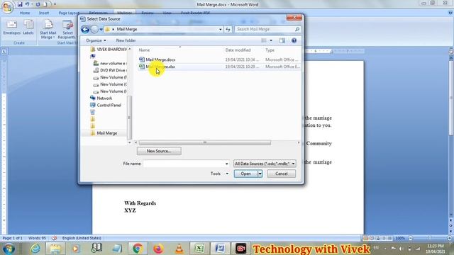 MS Word mein Mail Merge Kese Kare | अब बनो Mail Merge एक्सपर्ट। Mail Merge with Excel | Mail Merge смотреть онлайн