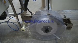 автоматическая упаковка бумажных стаканчиков плёнку на оборудовании JMD-US75-4