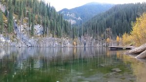 Озеро Каинды (Кайынды). Ущелье Чон-Уректы. Тянь-Шань. Казахстан (Kaindy Lake. Kazakhstan)