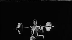 Техника толчка штанги в тяжелой атлетики / Weightlifting technique jerk of the USSR weightlifting
