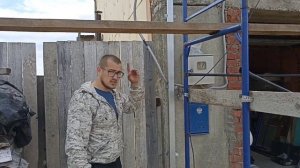 Следующий этап, крепления профиля для установки каркаса!