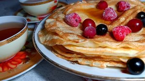 🌞 Масленица! Блины Бархатные на молоке - настоящие русские блины, вкусные,  не липнут к сковороде