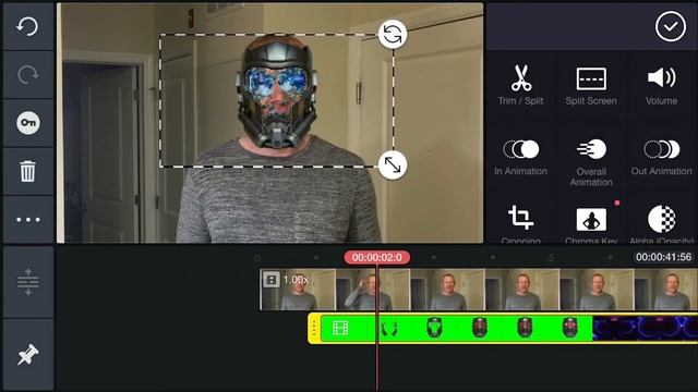 Star Lord Helmet Effect for Android or IOS with KineMaster
