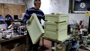 Объем улья, для пересылки. Выгода цельнолитого улья на лицо.