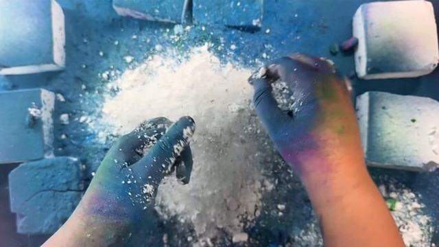 Цветной асмр мел( магнезия)