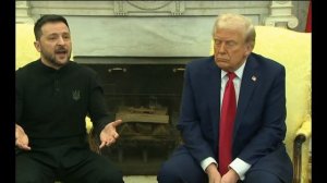 Дональд Трамп и Владимир Зеленский переговоры в Белом доме 28 февраля 2025 года