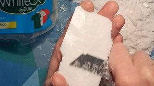 резка хозяйственного мыла Clean&White от Duru / резка сухого мыла / хрустящее белоснежное мыло
