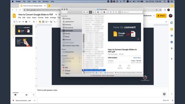 Convert Google Slides to Adobe Acrobat PDF Documents: A Quick Tutorial for Beginners смотреть онлайн