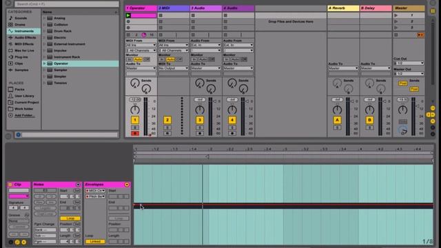 Как автоматизировать параметры в Ableton live 11