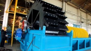 Испытания Пескомойки с грейферным колесом ПМ ГК-3600/2000