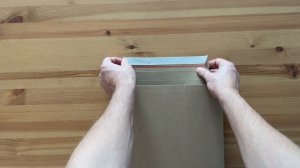 PS.224 КОНВЕРТ ИЗ КАРТОНА 295×375 мм, КРАФТ, 400 г