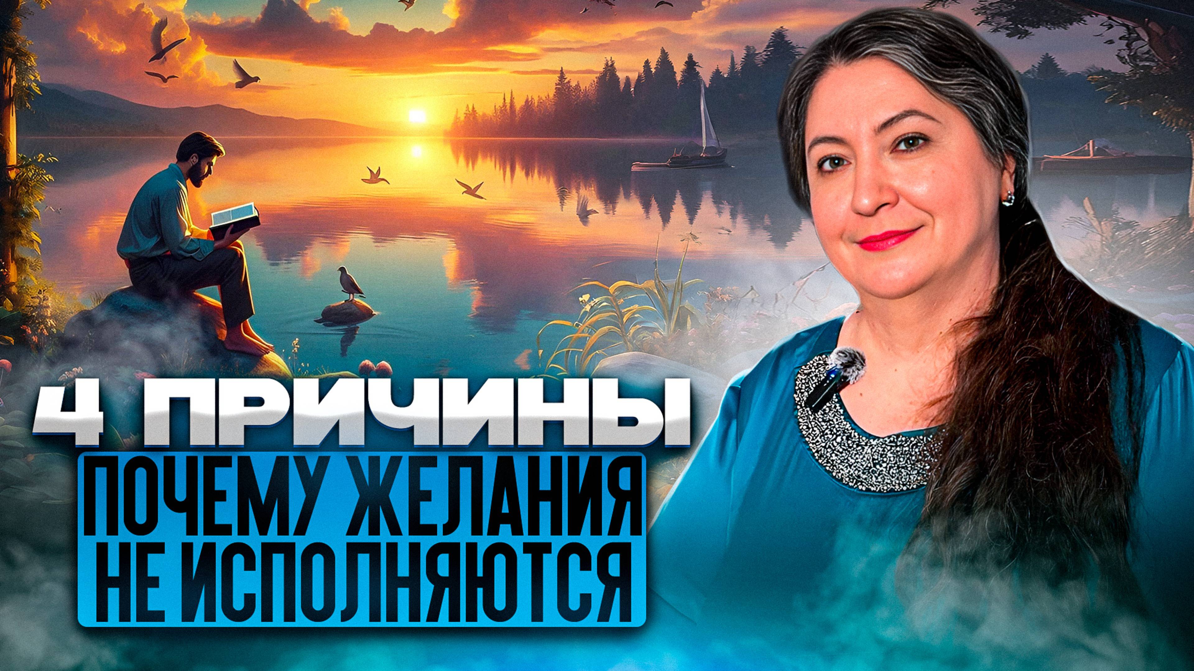 4 ПРИЧИНЫ почему МЕЧТЫ и ЖЕЛАНИЯ НЕ СБЫВАЮТСЯ