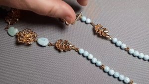 Серия 3 переделки для Натальи из Москвы. Три украшения из ларимара.