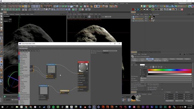 Tutorial 46   Creating an Asteroid in Zbrush and Octane for Cinema 4D смотреть онлайн