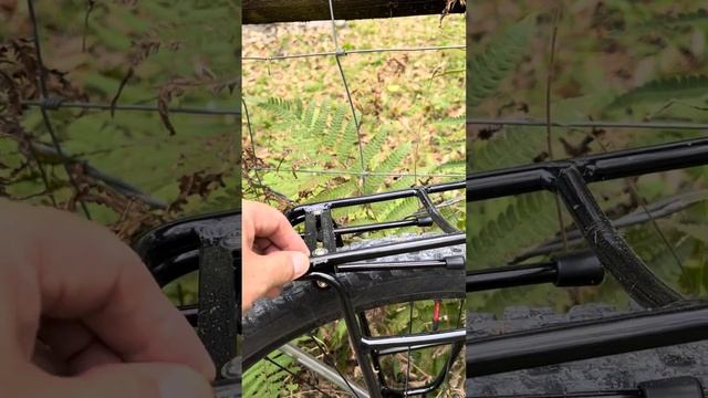 Salsa Wanderlust rear rack on a Salsa Cutthroat