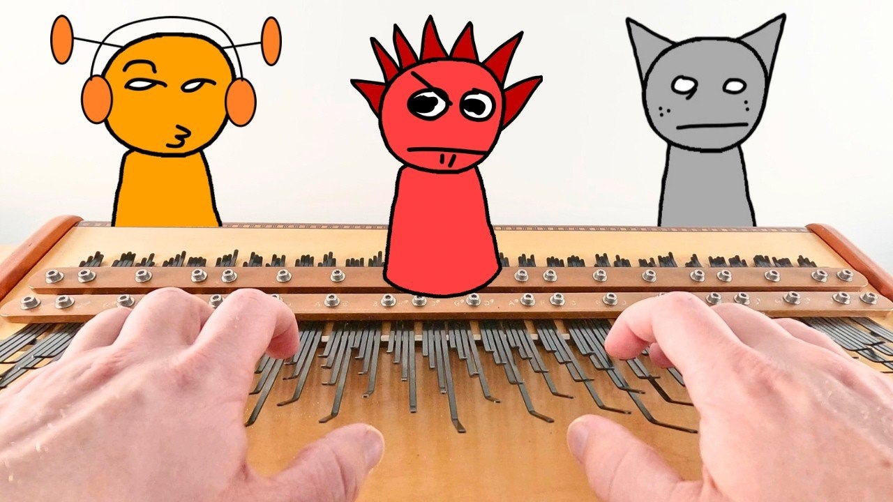 Звуки из Нарисованных Спрунки в Реальной Жизни смотреть онлайн