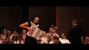 Мария Селезнева - Молдавская хора - Муниципальный оркестр (дир. Н.Лысюк) - Аккордеон