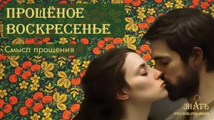 ПРОЩЁНОЕ ВОСКРЕСЕНЬЕ. СМЫСЛ ПРОЩЕНИЯ